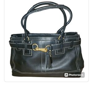 Coach purse/tote EUC black